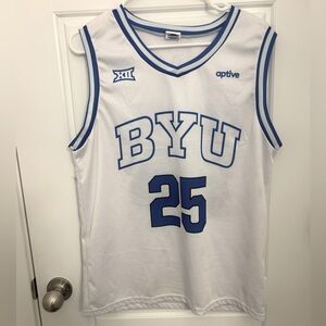 BYU White and Blue Basketball Jersey